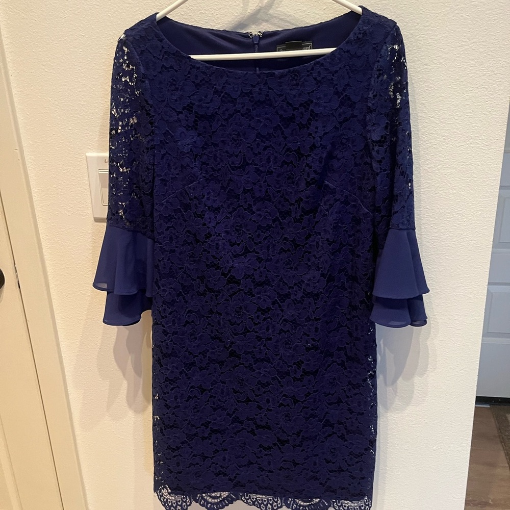 Jessica Howard Royal Blue Lace Dress